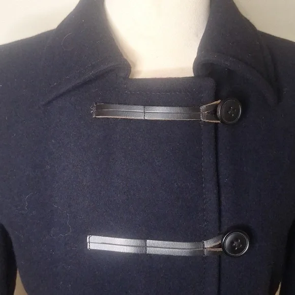 J. Press Ladies Wool/Angora Deck/Duffle Coat Size M - Picture 2 of 11